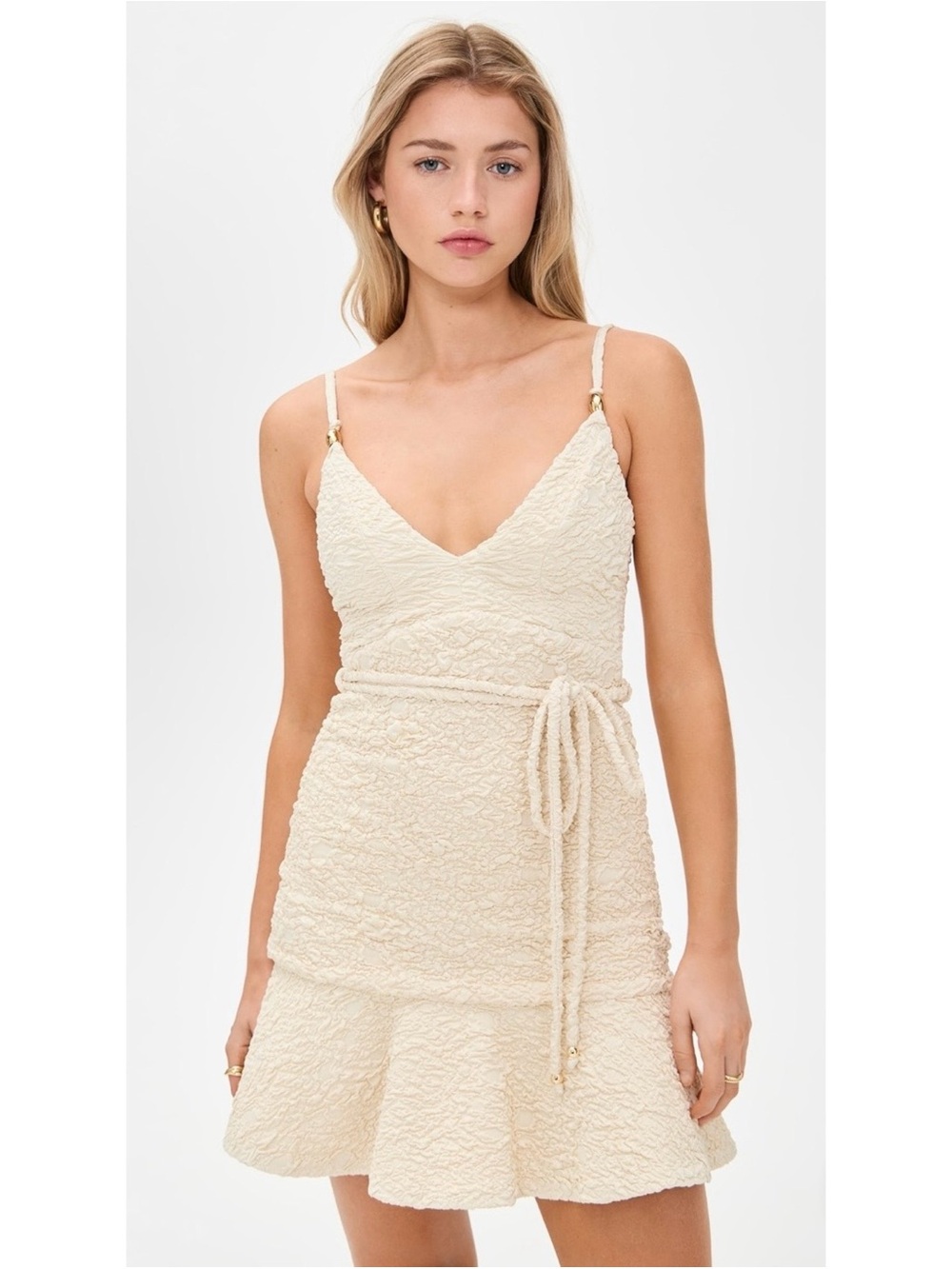 PatBO Papillon Jacquard Mini Dress
